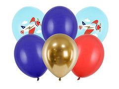 Airplane Party 6 Pack Balloons S1043 - Pretty Day