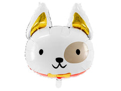 White Puppy Dog Standard Size Foil Balloon S5036 - Pretty Day