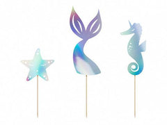 Mermaid Cake Topper Set S7129 - Pretty Day
