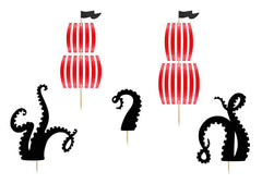 Pirate Party Cake Topper Set S1110 - Pretty Day