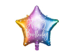 Rainbow Star Birthday Balloon S0145 - Pretty Day