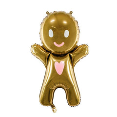 Gingerbread Man Jumbo Foil Balloon M1078 - Pretty Day