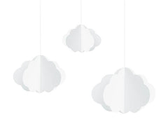 Hanging Paper Clouds - 3pk S4124 - Pretty Day
