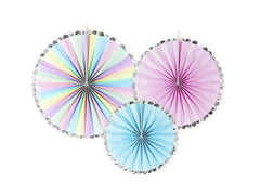 Pastel Unicorn Party Fans S3148 - Pretty Day
