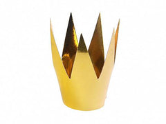 Gold Paper Party Crowns - 3 Pack S4209 - Pretty Day