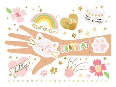 Kitty Cat Temporary Tattoos S1111 - Pretty Day