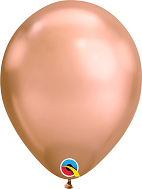 11" Chrome Rose Gold Latex Balloon B059 - Pretty Day
