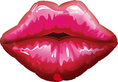 Valentines Kissy Lips Jumbo Foil Balloon S4189 - Pretty Day