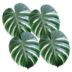 Tropical Palm Fabric Leaves 4pk S5039 - Pretty Day