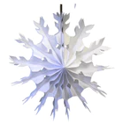 Snowflake Honeycomb 15" In White S6160 - Pretty Day