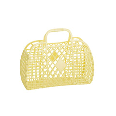 Sun Jellies Retro Basket Small- Yellow - Pretty Day