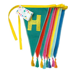 Rainbow Happy Birthday Fabric Bunting - 3m S8081 - Pretty Day