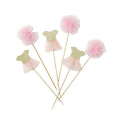 We Heart Pink Cake Toppers - Set of 12 S5038 S5037 - Pretty Day