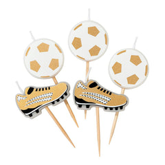 Soccer Birthday Party Candles S1091 - Pretty Day
