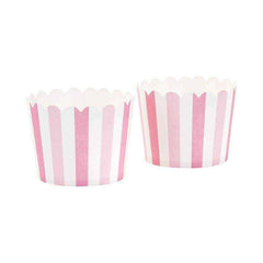 Pink Striped Treat Cups S9084 - Pretty Day