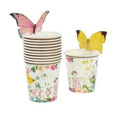 Truly Fairy Cups With Butterfly Trim - 12 Pack S7092 - Pretty Day
