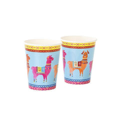 Boho Llama Cups - 8 Pack S2122 - Pretty Day