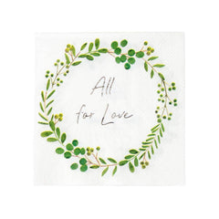 Botanical Bride Cocktail Napkins S3128 - Pretty Day
