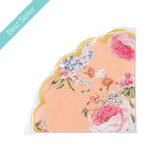 Truly Scrumptious Scalloped Floral Napkin - 20 Pack S7076 - Pretty Day