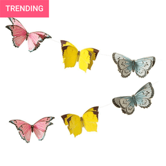 Butterfly Party Garland Bunting S7070 - Pretty Day