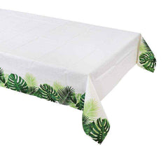 Tropical Leaf Motif Table Cloth Cover S8099 - Pretty Day
