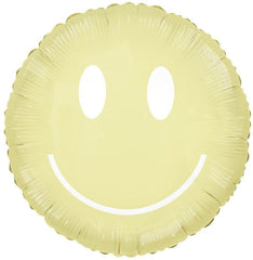 Yellow Happy Face Foil Balloon S5136 - Pretty Day