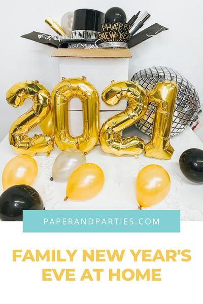 List of 5 2021 Family New Years Eve Activities- With Printables!