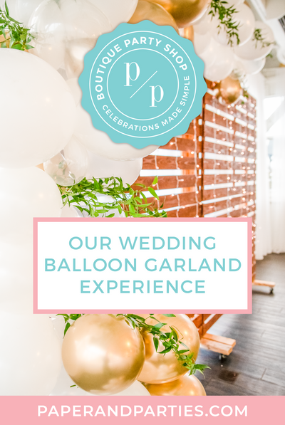 Our Wedding Balloon Garland Experience