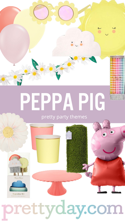 Aesthetic Peppa Pig Birthday Party!