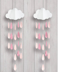 Pink Hanging Cloud Decorations 2pk. - Pretty Day