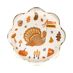 Thanksgiving Icons Plate 8pk. - Pretty Day
