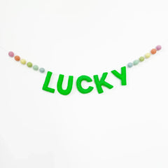 St. Patrick's Lucky Felt Banner