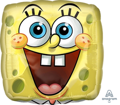 SpongeBob Square Face Jumbo Foil Balloon - Pretty Day