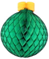 Classis Christmas Ornament Honeycomb 19" Dark Green - Pretty Day