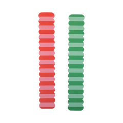 Christmas Red & Green Striped Paper Chain
