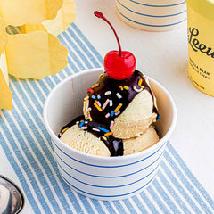 Cobalt Frenchie Stripes Treat Cups -8 Pk. - Pretty Day