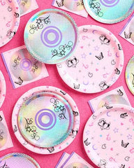 Y2K Party Plate Set 32pc.