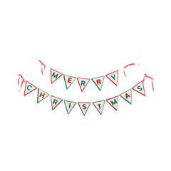 Merry Christmas Layered Felt Banner