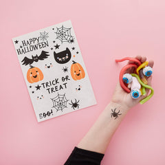 Halloween Character Temporary Tattoos Sheets - Pretty Day