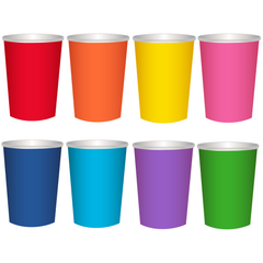 Bonjour Fête - SPRINKLES & SMILES ASSORTED RAINBOW CUPS - Pretty Day