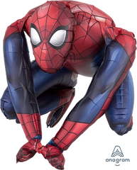 Sitting Spider Man Superhero Foil Balloon - Pretty Day
