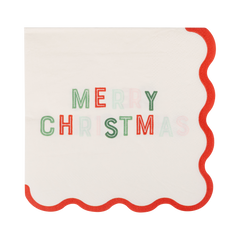 Merry Christmas Cocktail Napkin 24pk.