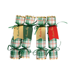 Christmas Plaid Crackers 12pk. - Pretty Day
