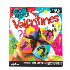 Truth or Dare Cootie Catchers Valentines 28pk.