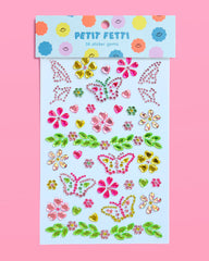 xo, Fetti - Butterfly Face Gems | kids party, easter, spring, pastel