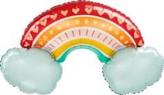 Retro Rainbow Jumbo Balloon - Pretty Day