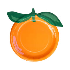 Orange Shaped Plate 8pk.