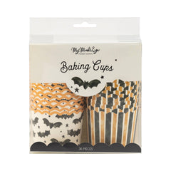 Watercolor Bats 5 oz Baking Cups (36 ct) - Pretty Day