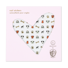 Bow Wow Puppy Nail Stickers 1 Pk. - Pretty Day