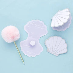 Hootyballoo by Club Green - Shell Party Invitations 10 Pack - Pretty Day